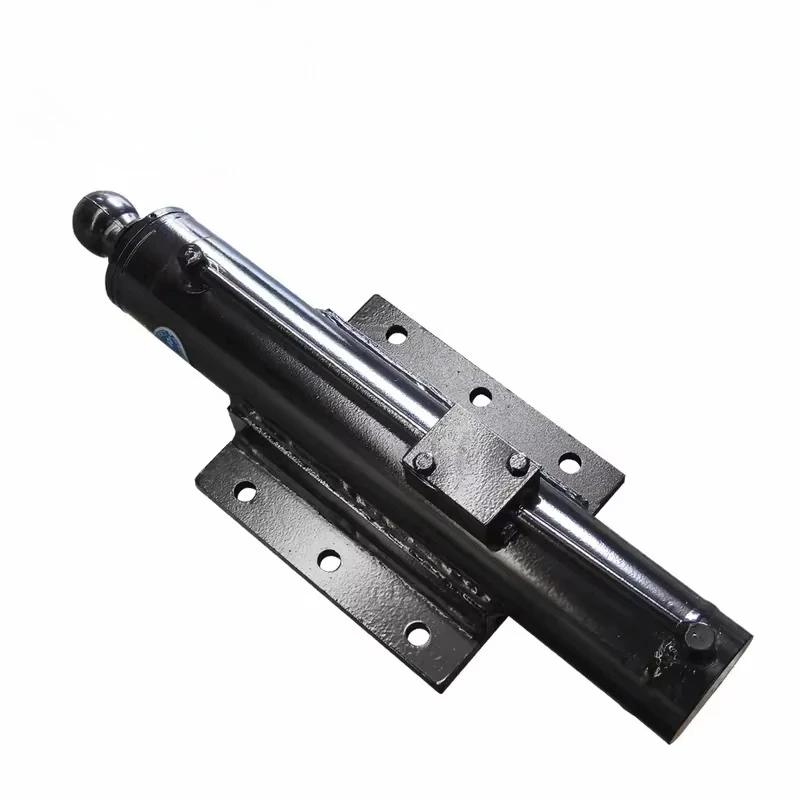 For^-Foot Mount Double Acting Stainless Steel Hydraulic Actuator Hard Chrome Plated for Tight Space OEM Machinery Equipment./