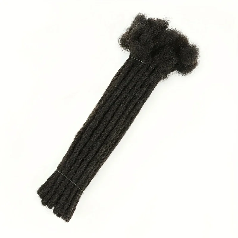Loc 익스텐션 풀 핸드메이드 100% 인모 드레드록 익스텐션, 0.6cm, 8 인치 100 가닥