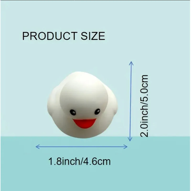 고무 오리 장난감, 고무 오리, 귀여운 플로트 오리, 생일 파티, 클래스 경품, 자동차 장식, 1-100 개