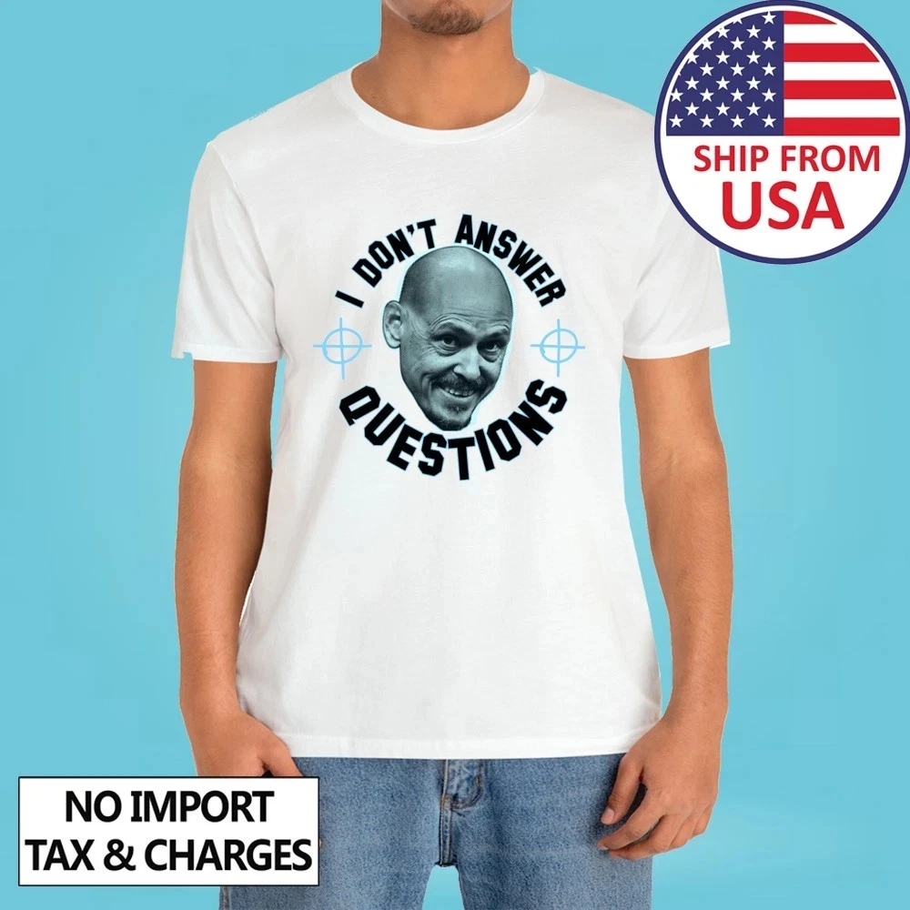 Mr. in Between I Don't Answer Questions Men's White S-4XL Autumn-Winter New Arrivals