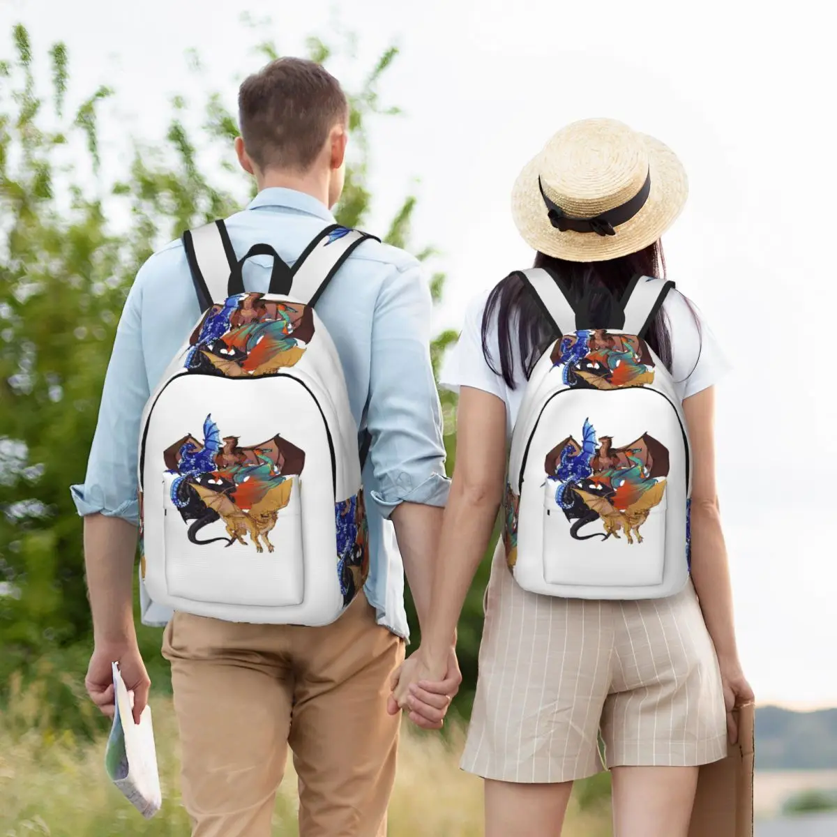 Glory Fantasy Rainwing Wings Of Fire Backpack Hot Sale Daypack Large Capacity BookBag School Bag Shoulder Bags for Men Women