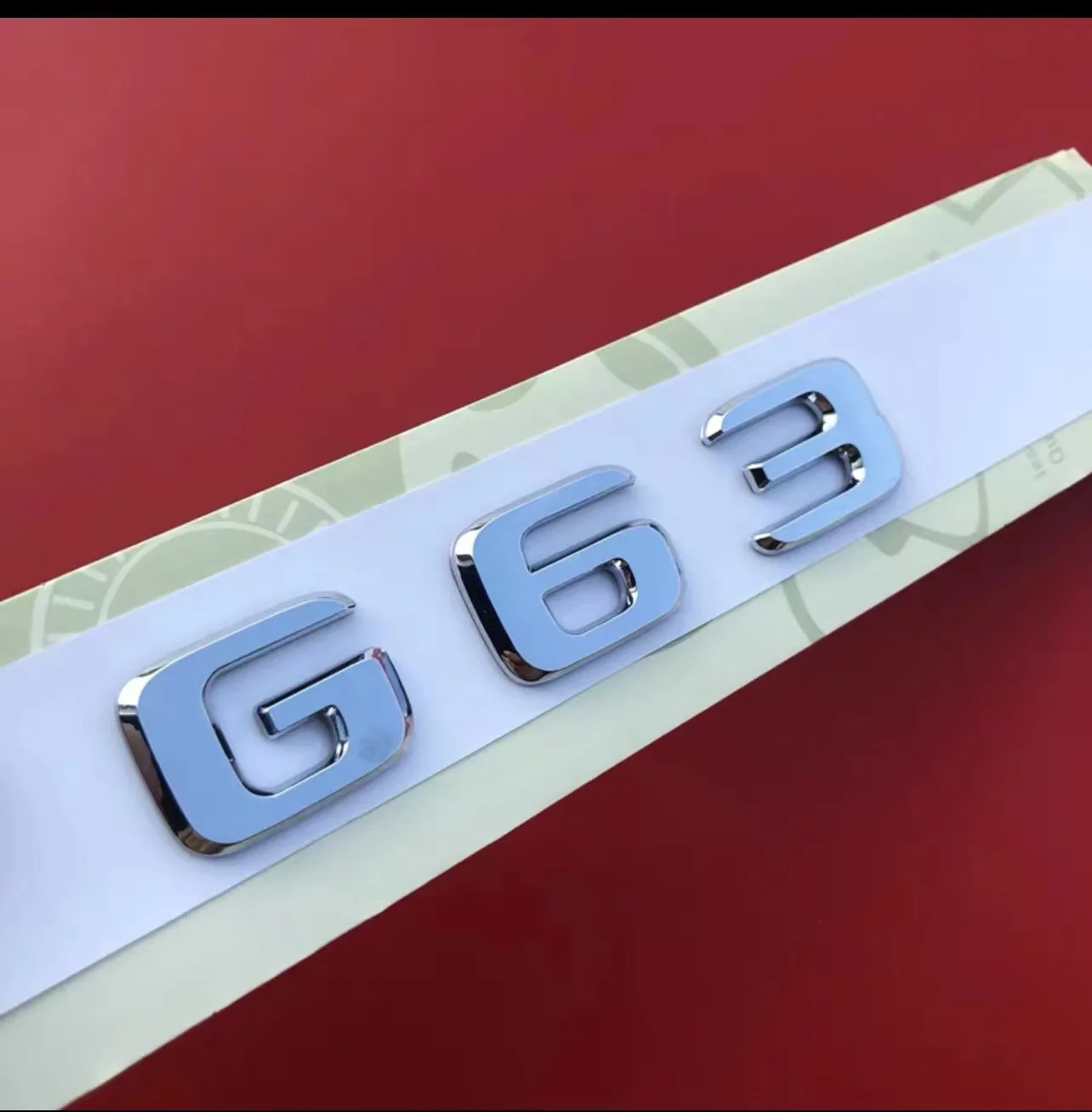 ثلاثية الأبعاد ABS لامعة الأسود سيارة الخلفي الجذع رسائل شارة شعار لاصق لامع لمرسيدس G63 AMG W463 W464 G 63 V8 BITURBO اكسسوارات