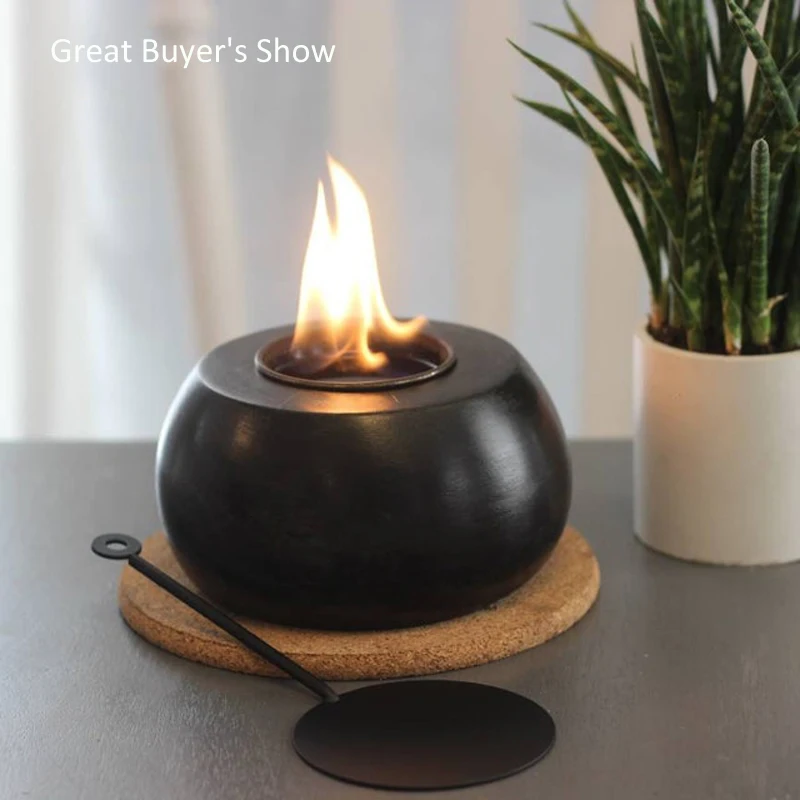 Concrete Fire Basin Silicone Mold DIY Cement flame Pot Container Mold Simple Geometric Design Aromatherapy Basin Mold