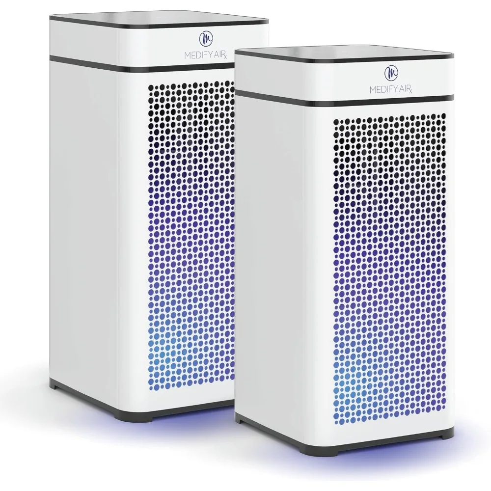 MA-40 UV Light Air Purifier with True HEPA H14 Filter | 1,793 ft² Coverage in 1hr for Wildfires Smoke, Odors, Pollen