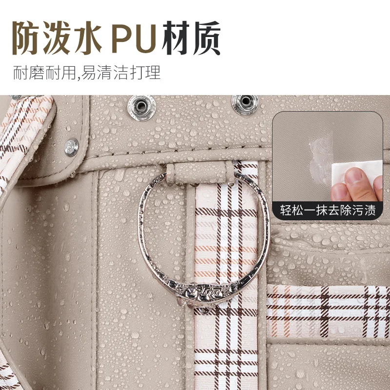 PGM Golf Bags Women Air Checked Waterproof Hard Shell Telescopic Four-wheel Aircraft Club Bag QB181