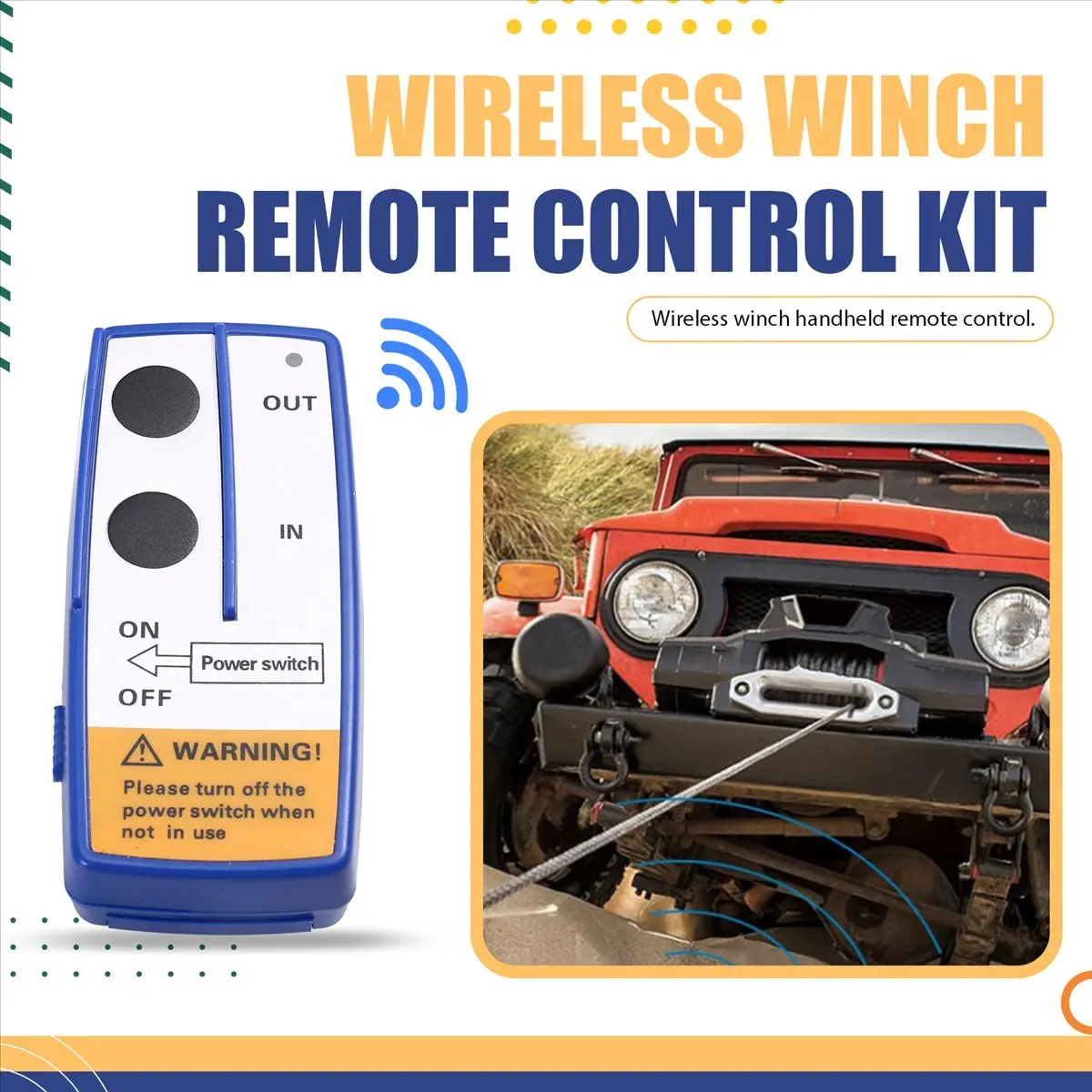 Super Sale Wireless Winch Remote Control Switch Lift Gate Hydraulic Pump Dump Bed 12V Recovery Tow Truck