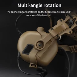 Adaptador rail multiángulo OPS Core ARC para auriculares tácticos