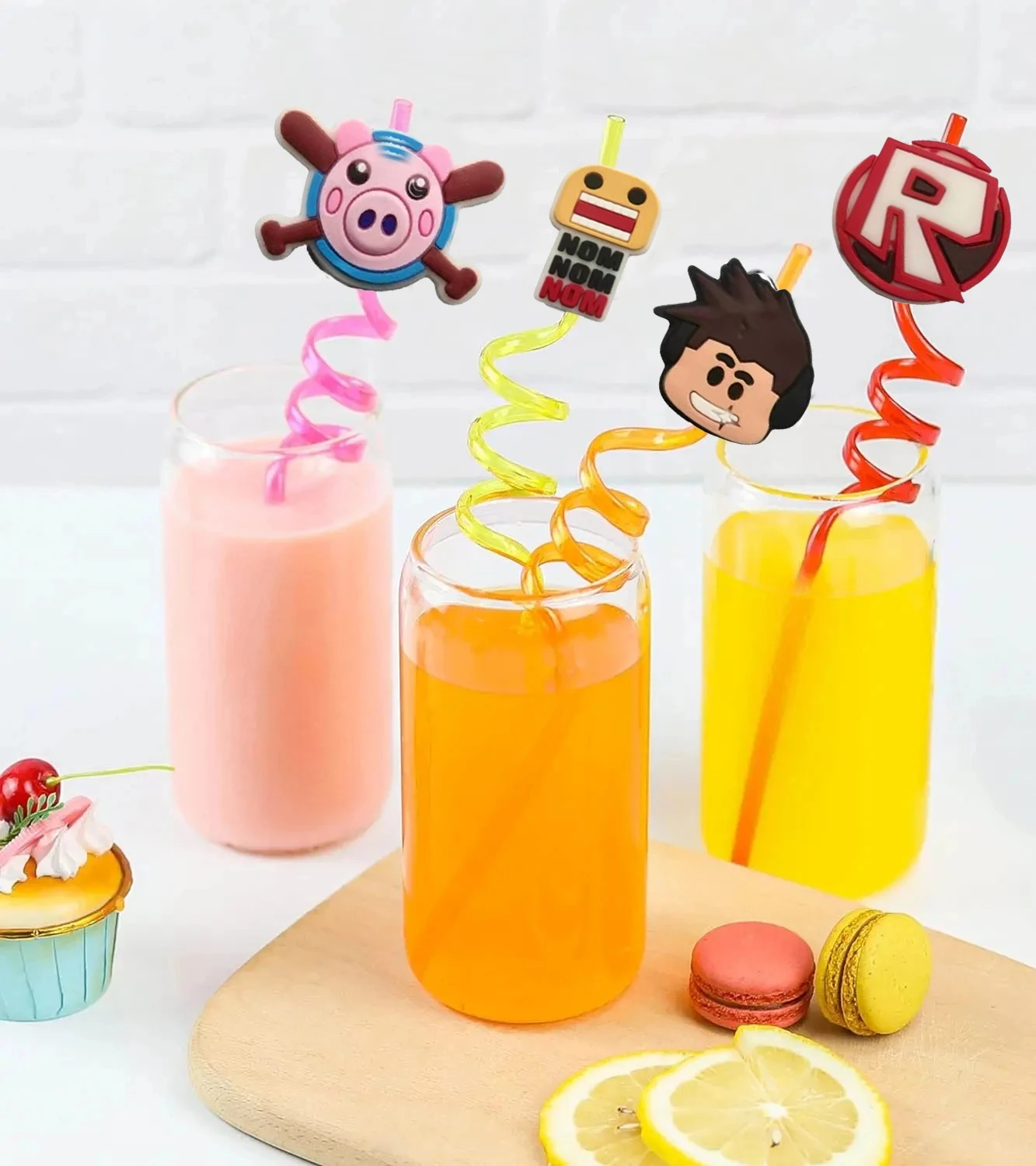 Roblox Feestartikelen Herbruikbare Rietjes Robot Cartoon Verjaardagsfeestje Decoratie Feestartikelen Plastic Rietjes Kinderen Jongens Feestcadeaus