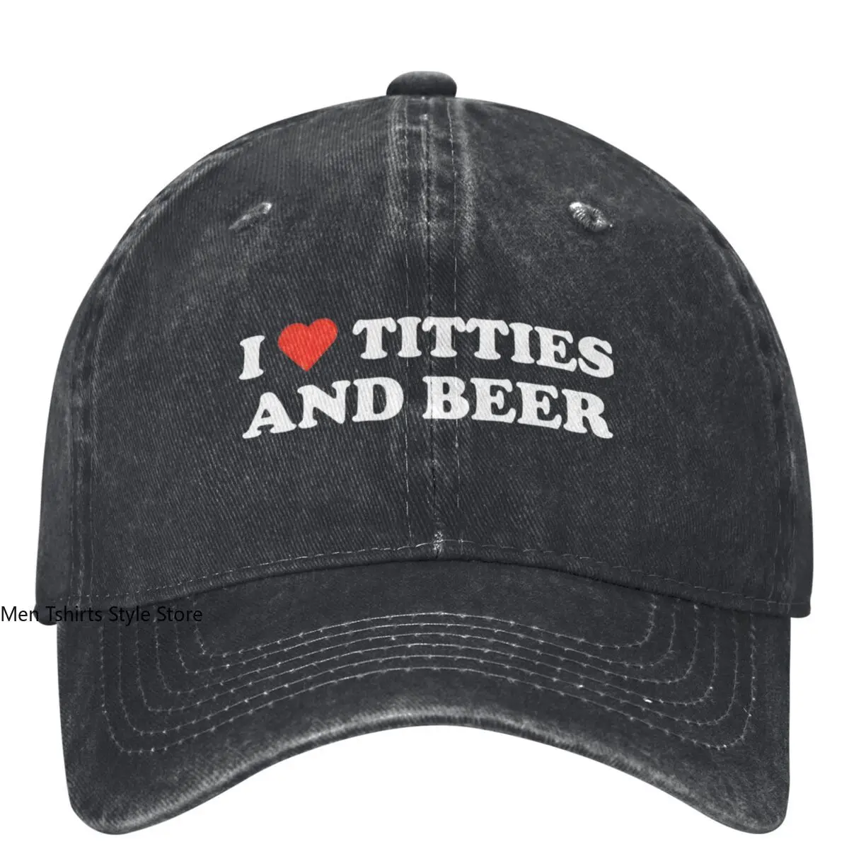 I Love Titties And Beer Baseball Caps Accessories Unisex Style Vintage Humor Boobs Lover Snapback Dad Hat Adjustable Fit