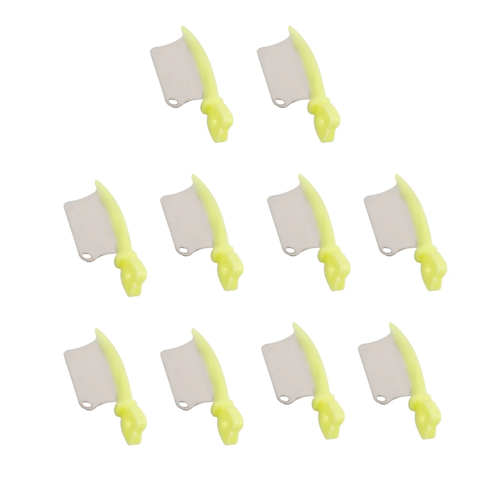 10 Teile/paket Dental Prime Zähne Interproximal Keil Schutz Mit Metall Kunststoff Keil Messer Mit Schutz Dental Stahl Matrix