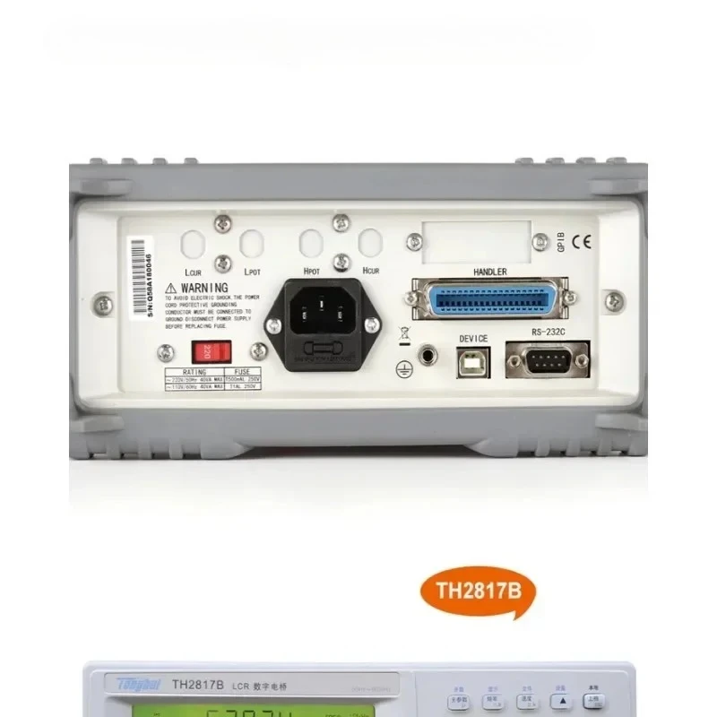 

Tonghui LCR Digital Bridge TH2811D High Precision Measurement Resistance Inductance Capacitance Meter LCR Component Tester