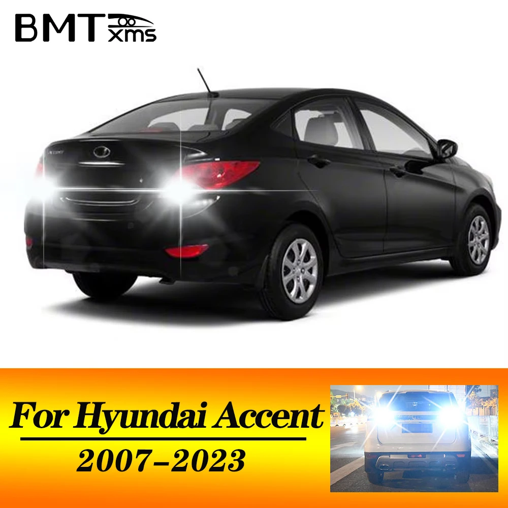 BMTXMS 2 uds T15 W16W bombilla LED de luz de marcha atrás Canbus para Hyundai Accent 2007- 2015 2016 2017 2018 2019 2020 2021 2022 2023