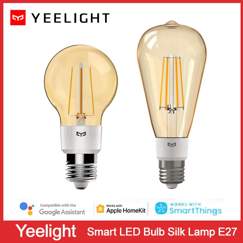 Yeelight Smart LED Bulb Silk Lamp E27 Brightness Adjustable Smart 6W 700lm For Wifi Mihome APP Apple Homekit Remote Control