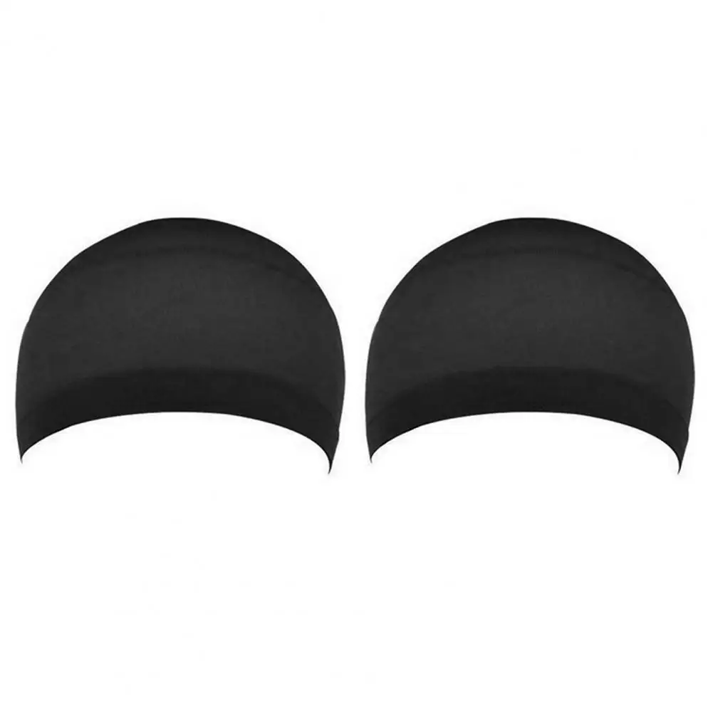 Stretch Mesh Wig Caps para fazer perucas, rede de cabelo, Weave Hairnets, 2 pcs por pacote