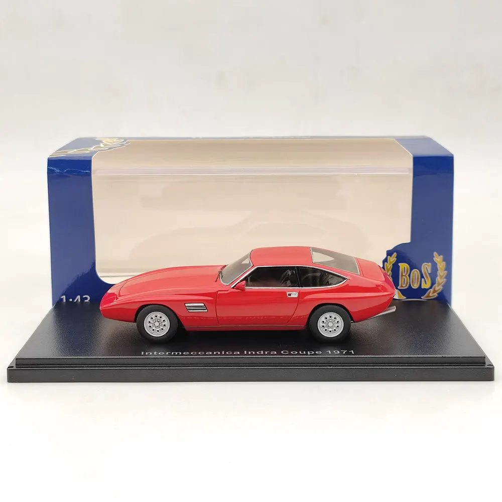 BOS 1:43 para lndra Coupe, modelo de resina roja, colección limitada de coches, lndra Coupe 1971