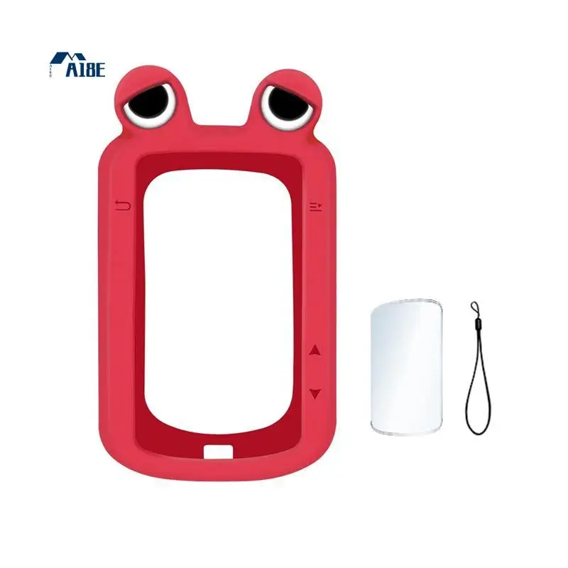 

A18E-Silicone Case Protector For IGPSPORT BSC200 BSC300 With Screen Protection Film Bicycle Computer Protection Cover