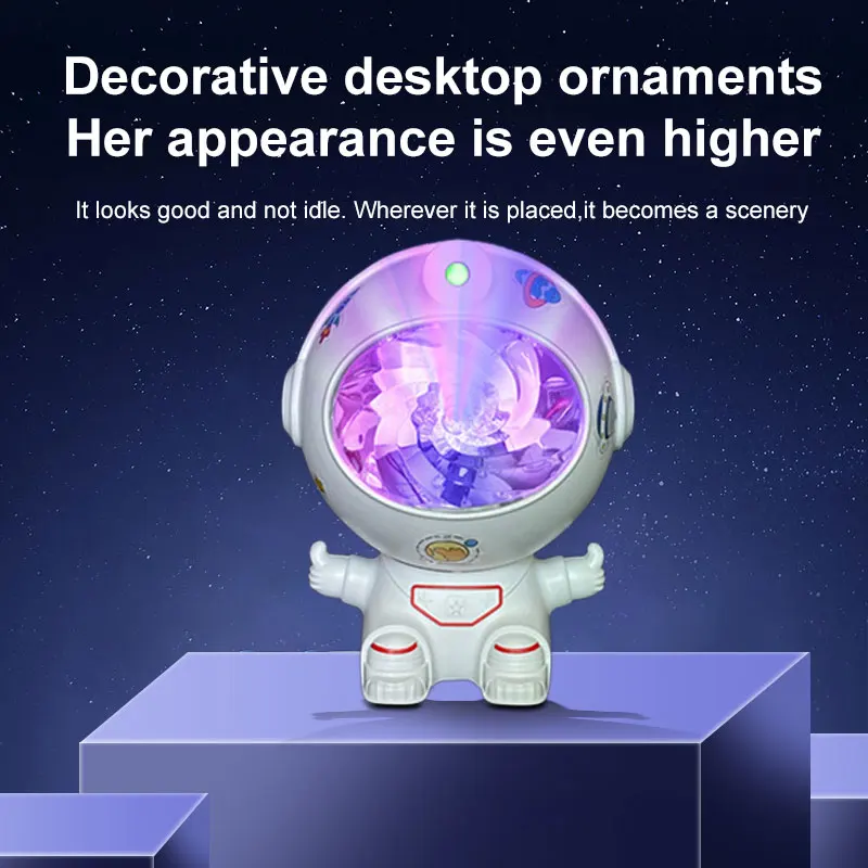 Neuer Dreamy Stars Galaxy-Projektor mit 360° °   Rotation, bunte Nebula-Effekte und romantische Stimmungsbeleuchtung für die Schlafzimmerdekoration