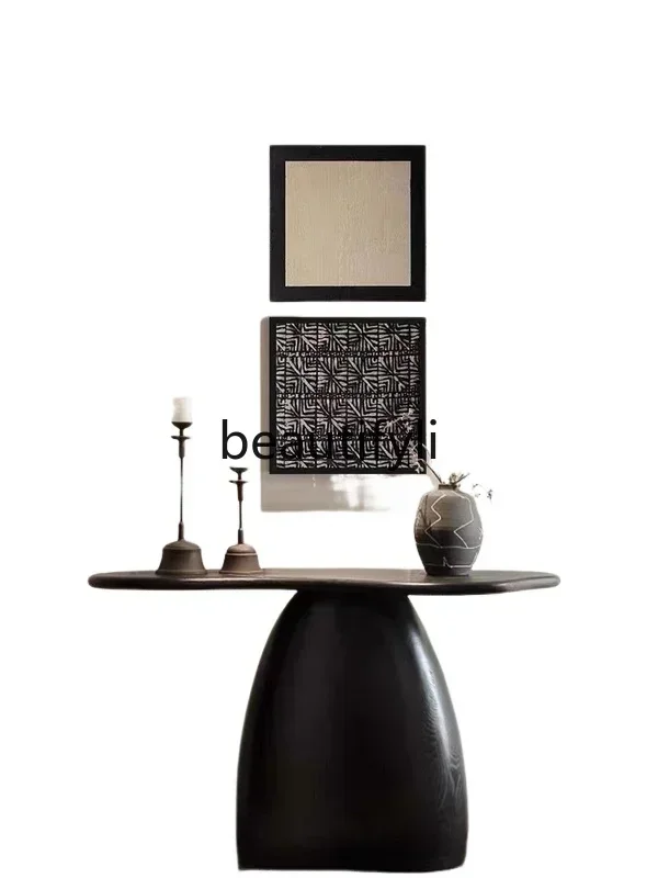 

07Italian light luxury entrance platform Entry door, bar case entrance table aisle, decorative table2005