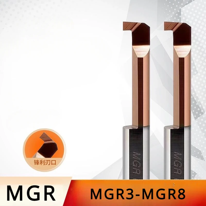 MGR3-8 Carbide Thread Tool Boring Bar Cutter Diameter Groove Inner Hole Micro Metal Lathe Accessory MGR3 MGR4 MGR5 MGR6