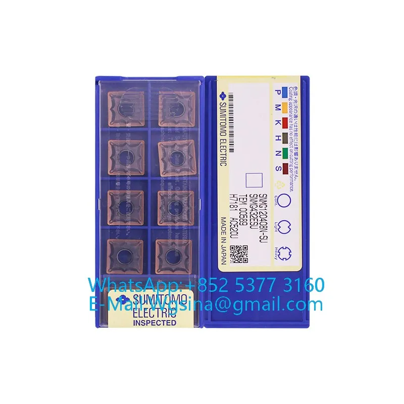 Токарные пластины SNMG SNMG1204 08 12 SNMG1506 12 SNMG1906 16 N-MU GU SU UX MX UG AC810P AC820P AC830P, 10 шт., оригинал