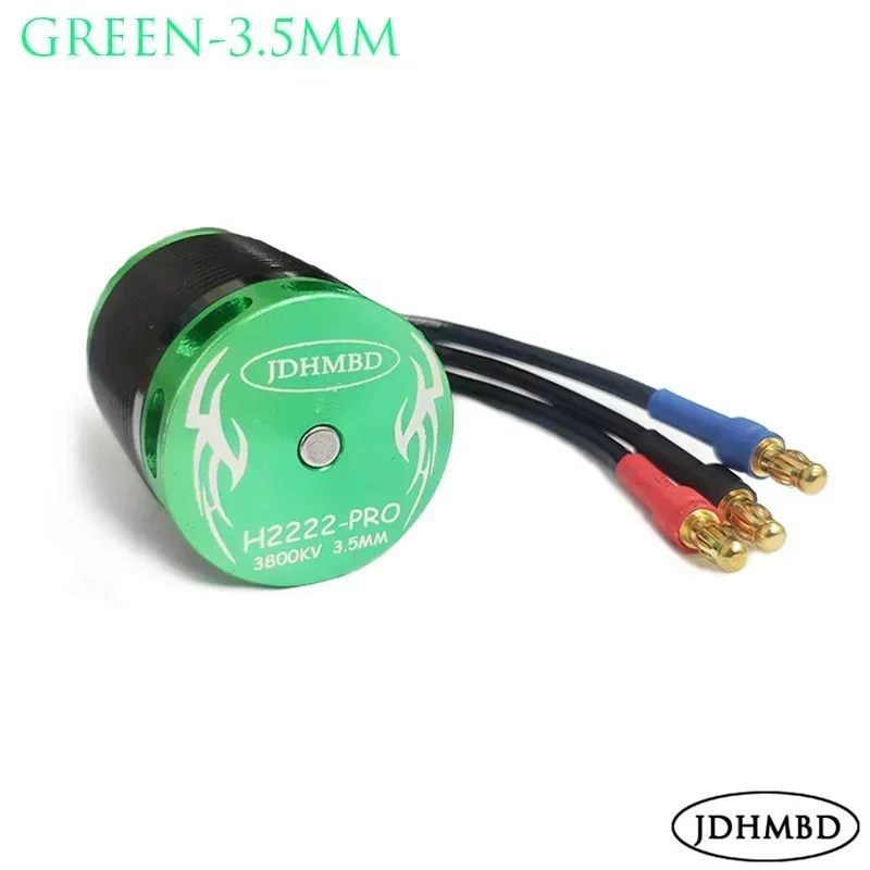 JDHMBD 450 3800KV-2222-3.5MM Brushless Motor for Trex 450 AZLRC 450 X360（3S） Helicopter