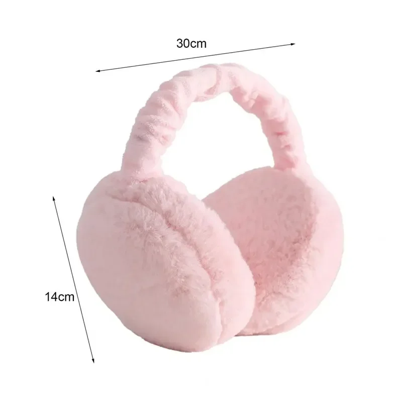 1/2Pcs 귀마개 따뜻한 유지 피부 친화적 인 가짜 토끼 귀 덮개 모피 회전 조절 가능한 경량 보푸라기없는 빨 귀 플랩