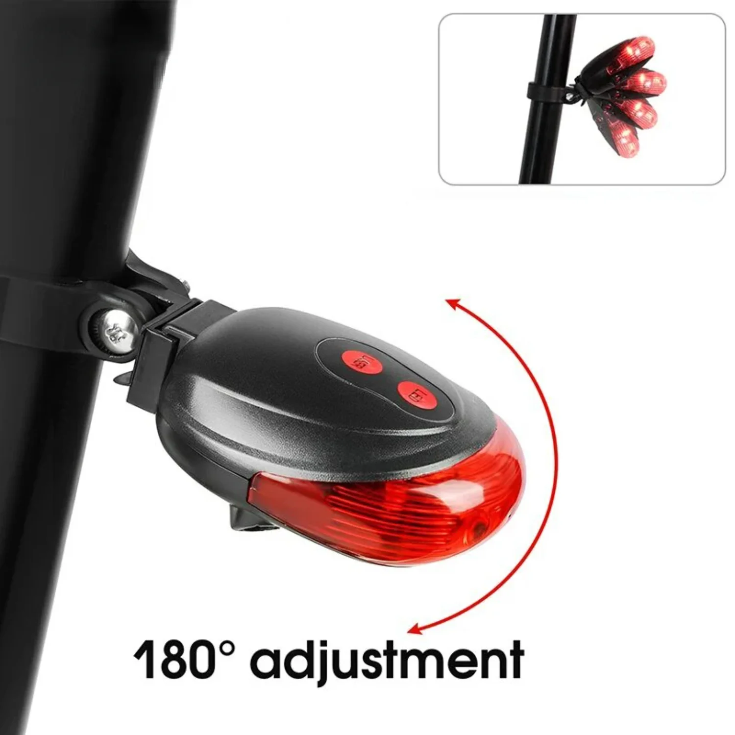 

[ "Waterproof Bicycle Laser Tail Light for Night Riding Safety", "Bright Rear Lamp Tail Light for MTB Bike Cycling Accessori