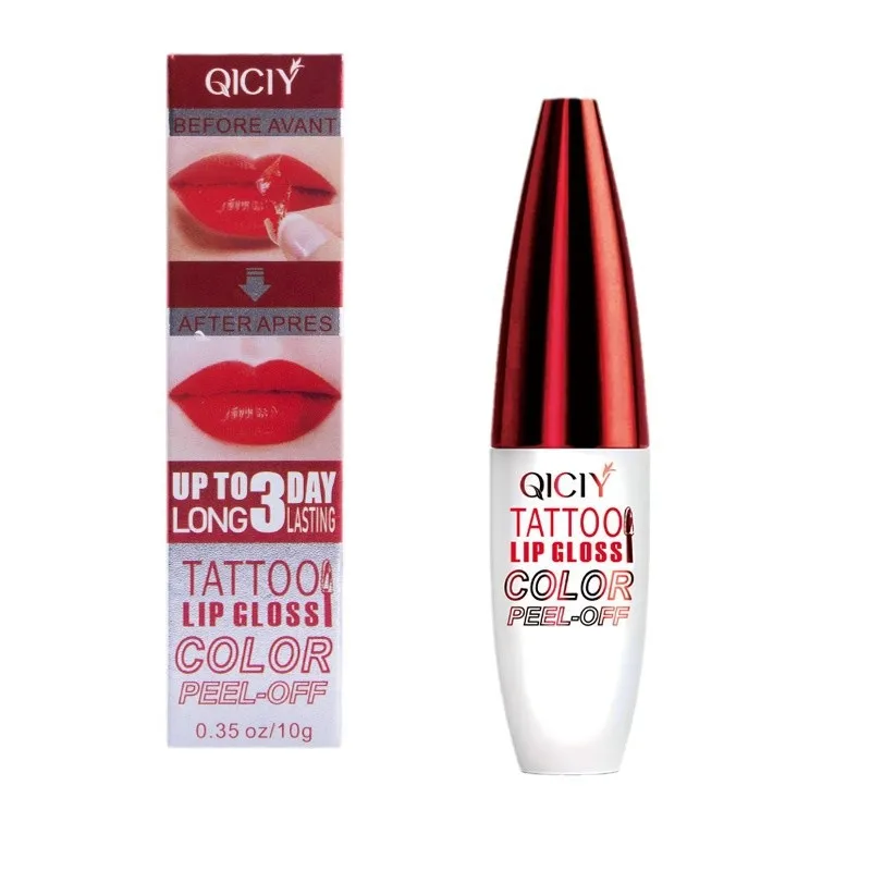 Peel Off Lip Tint Transfer Proof Long Lasting Hydrating Glossy Finish for Natural Plump Look Easy Application for Daily Wear