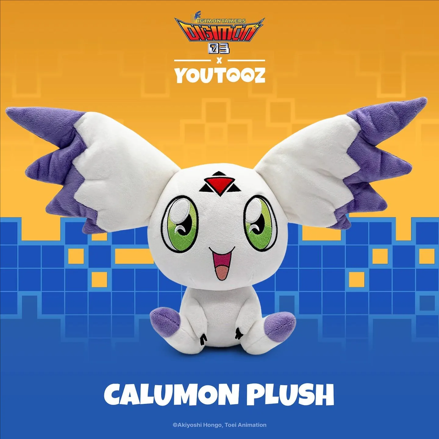 Japan Cartoon Digimon Adventure Calumon Plush Doll Soft Stuffed Toy Pillow Anime Collectible Gift  Children's birthday Presents