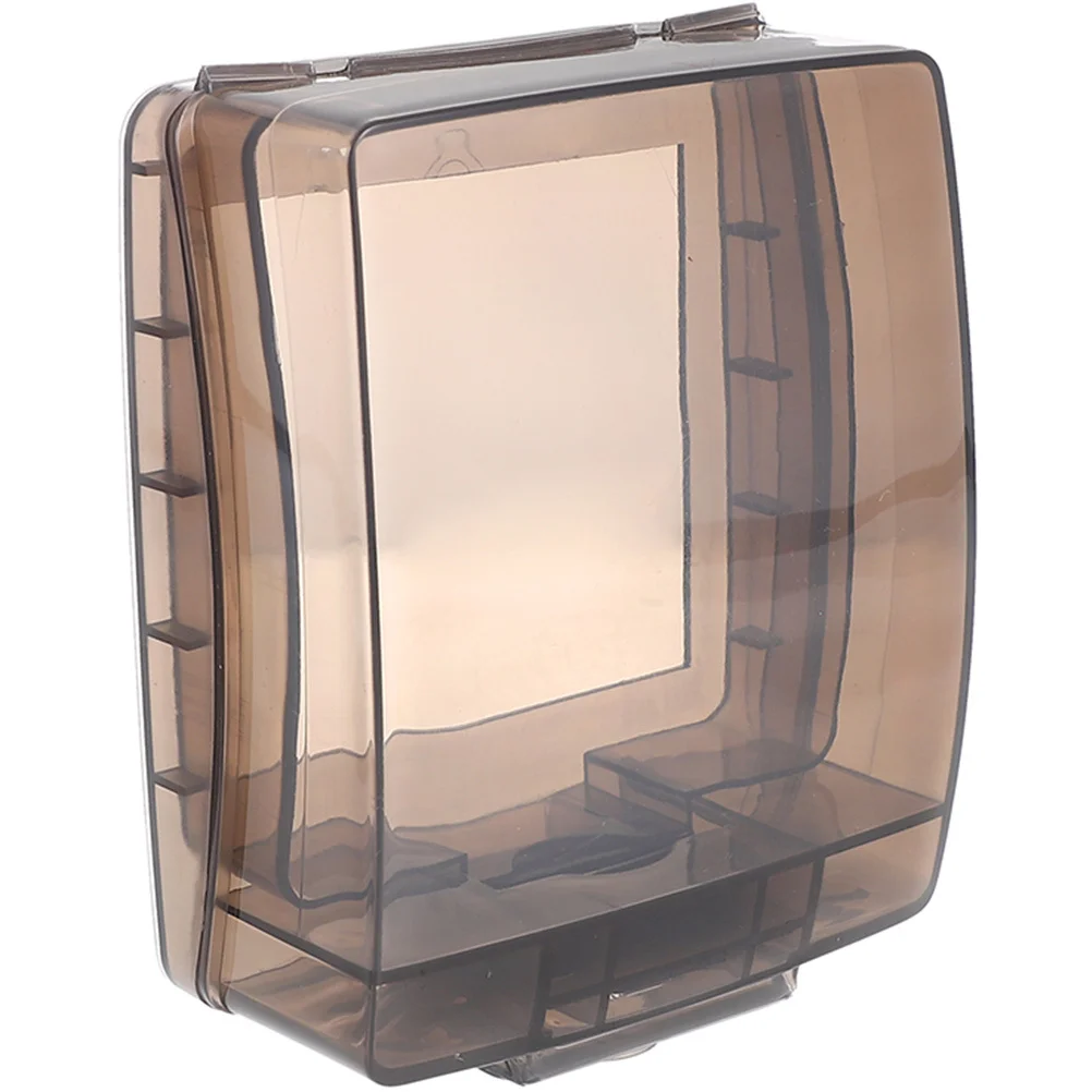 

Transparent Bathroom Socket Cover Waterproof Splash Proof Electrical Outlet Protector Multi Cable Reusable Plug Cover Home