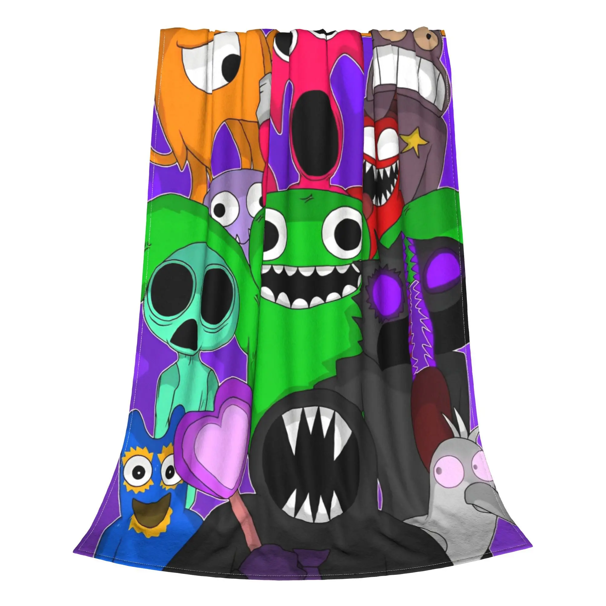 Garten of Banban لعبة الرعب بطانية مريحة لينة رمي البطانيات للأريكة 50x60 بوصة أحجام متعددة الفراش يلقي #5