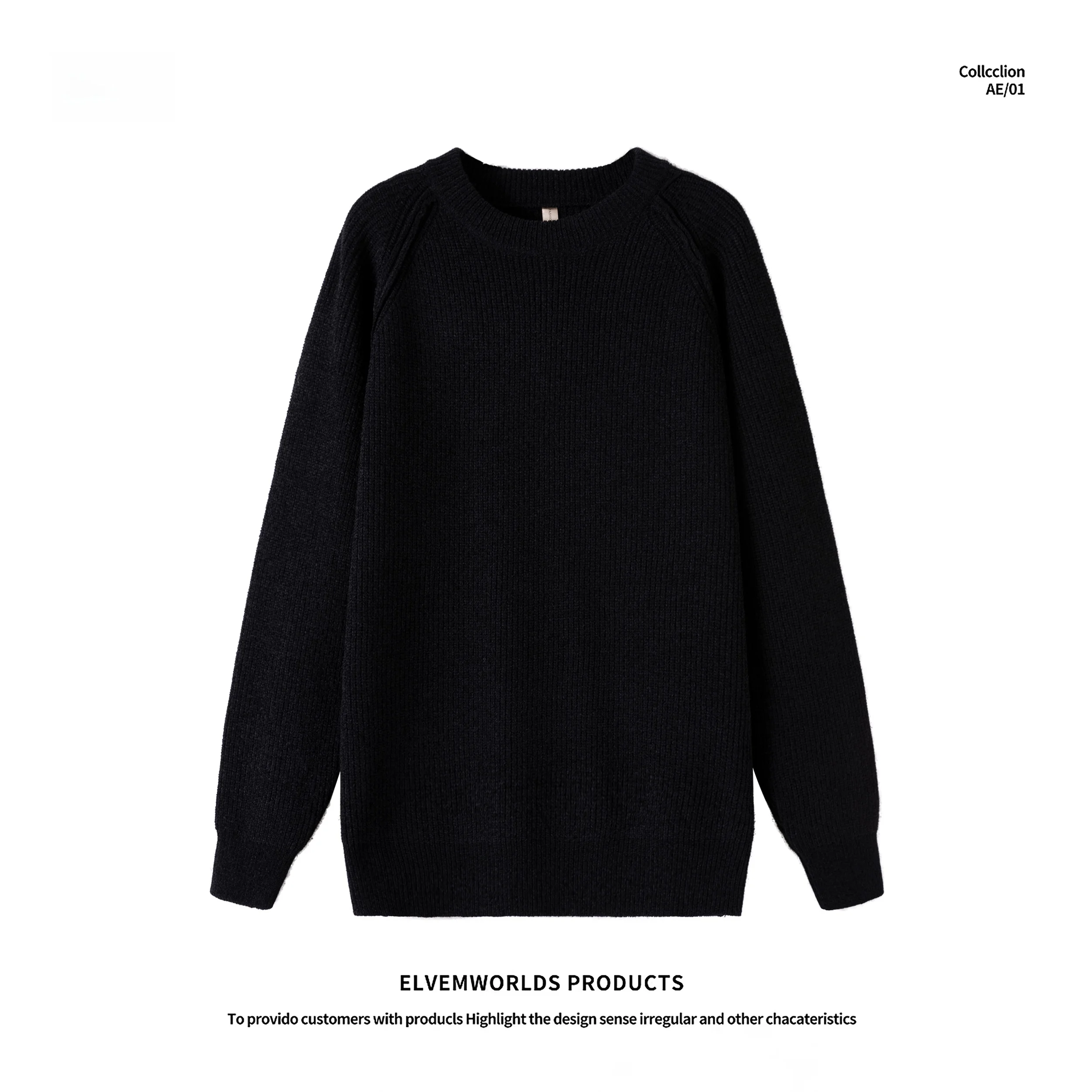 الرجعية كسول Sle الرجال لون نقي محبوك سترة مستديرة Ne oulder الإدراج الخريف جديد Faion لينة الدافئة Ci الحياة الشباب