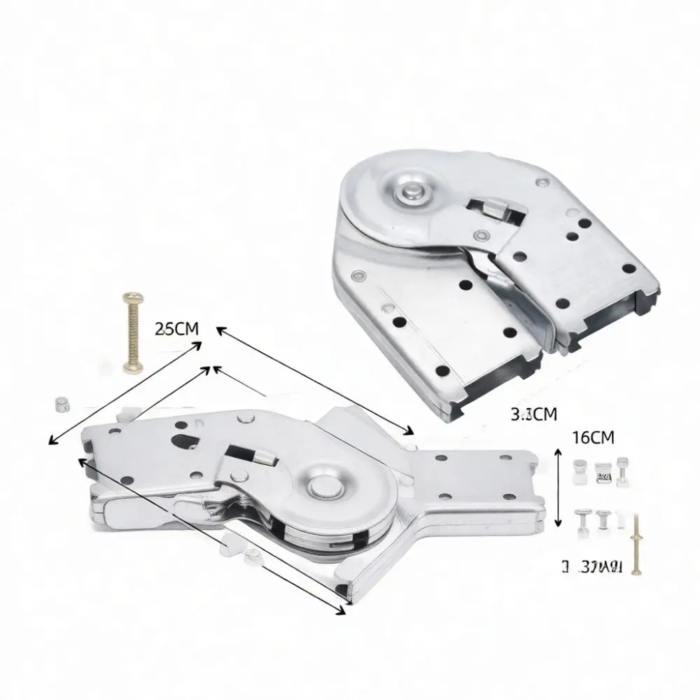 Durable Ladder Hinge Connector Aluminum Alloy Folding Joint Carbon Steel Spare Part For Home Improvement Repair Fixing