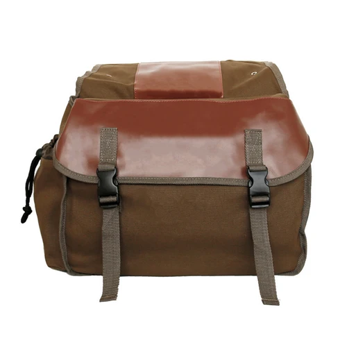 Imagen 2 del producto Bolsa de sillín de gran capacidad para motocicleta, bolsa de viaje de lona impermeable, caja de herramientas laterales