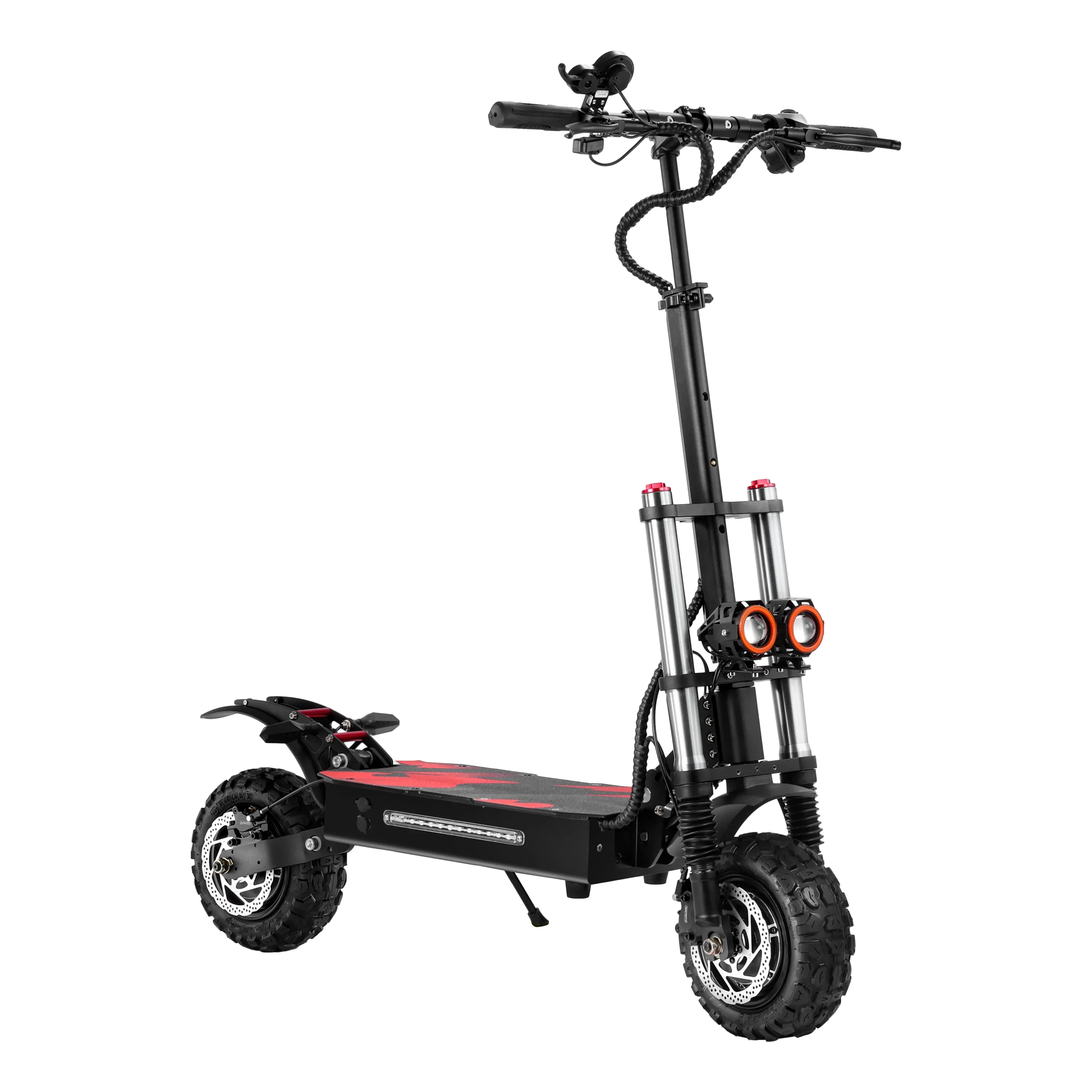 S3 Electric Scooter 6000W Dual Motor 60V-38AH Battery Top Speed 85km/h Max Range 120km Foldable 11inch Tires Max load 400kg