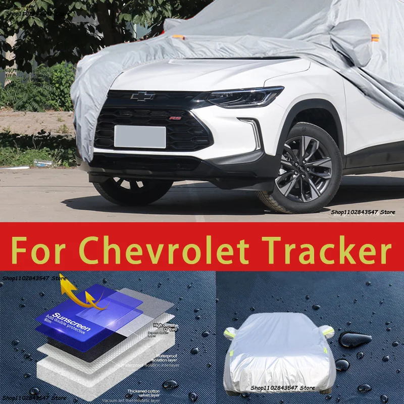 

For Chevrolet Tracker Outdoor Protection Full Car Covers Snow Cover Sunshade Waterproof Dustproof Exterior Car accessories