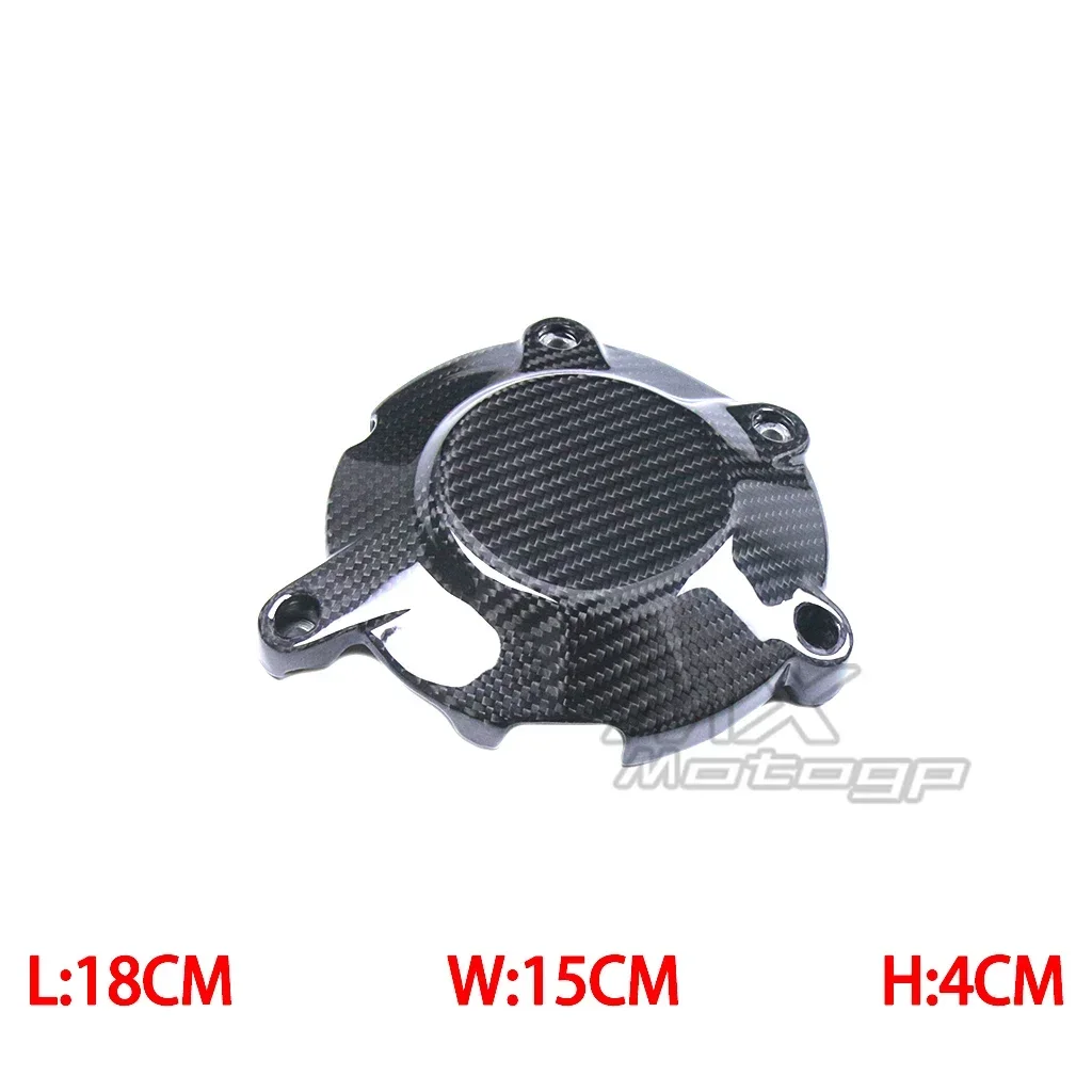 For Aprilia RSV4 RSV4RR 2009-2020 Carbon Fiber Engine Cover Racing Generator Guard Case Protector Motorcycle Modified Part RS V4