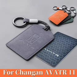 For Changan AVATR 11 Accessories 2022-2024 AVATAR 11 Car NFC Card Holder Key Case Cover Key Bag Shell Keychain Protection trim