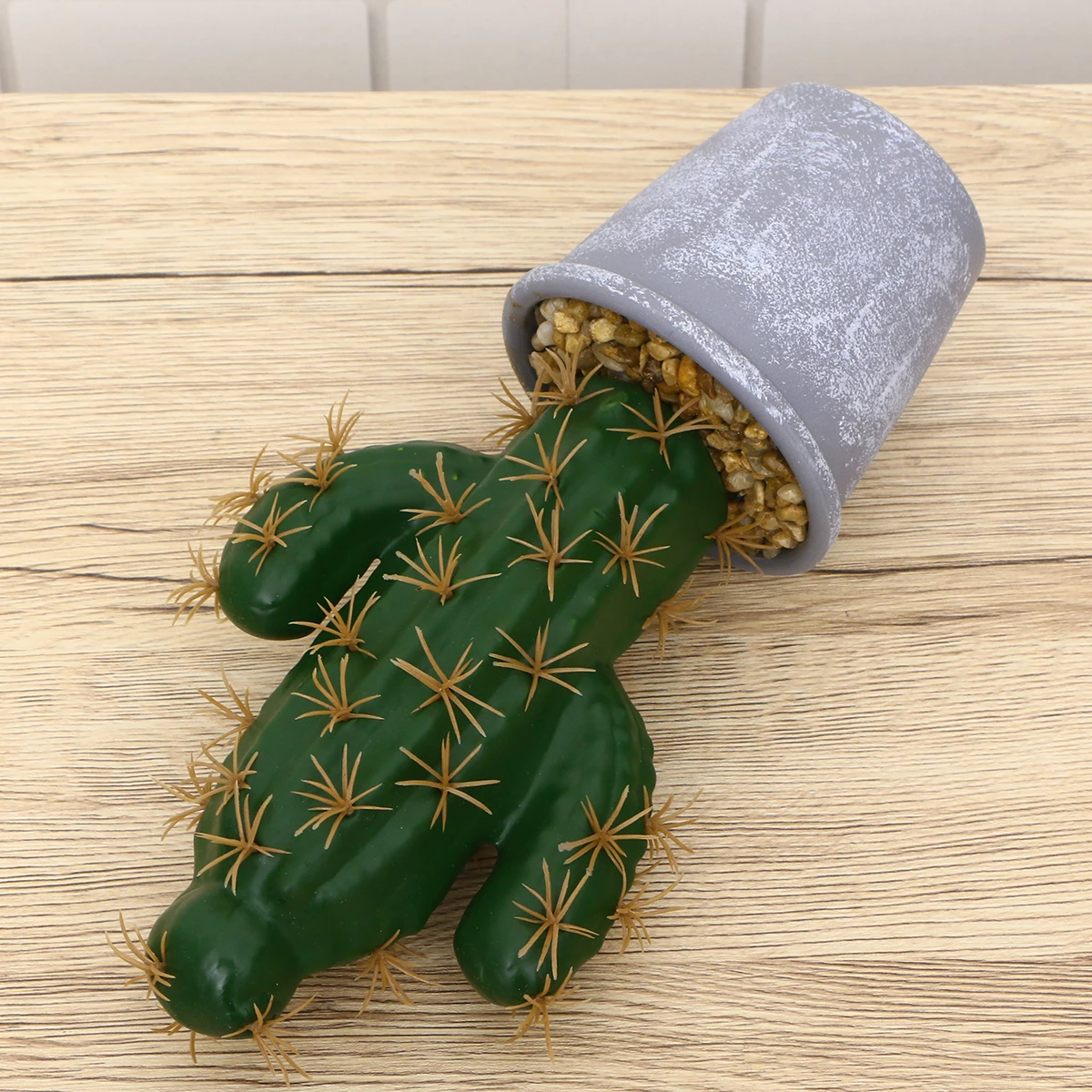 

Creative Premium Artificial Cactus Plants Vivid Realistic Decor For Home Office Desktop Bookshelf Living Room Coffee Table Gift