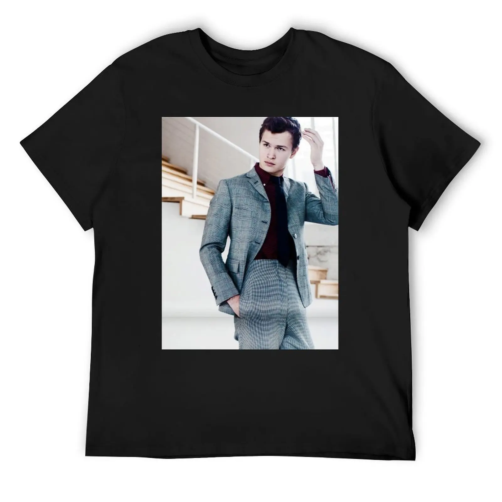 Ansel Elgort T-Shirt graphics shirts graphic tees shirts men