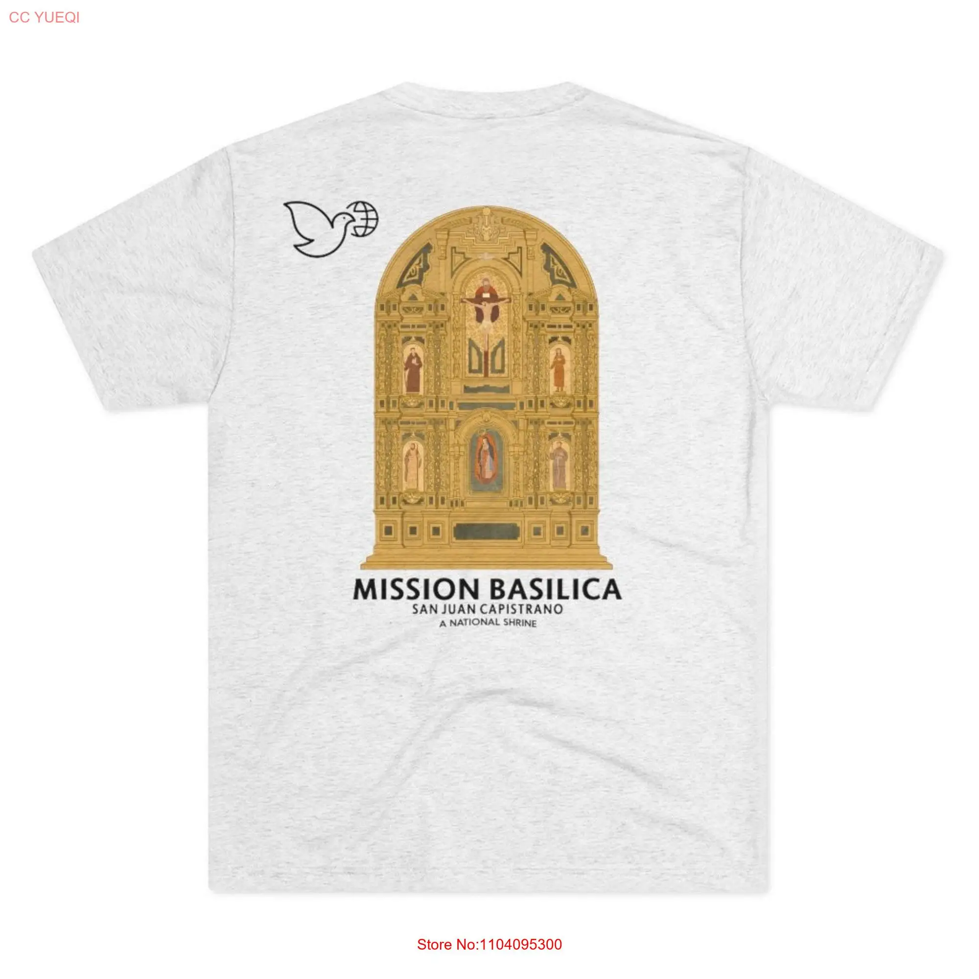 Men's Mission Basilica Premium T Shirt long or short sleeves