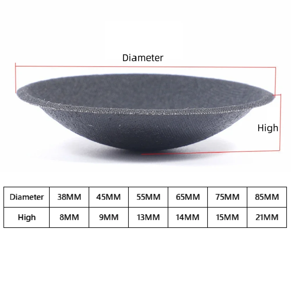 Dust Cap Speaker Cap 2 X Speaker Dust Cap 2Pcs Dome Cover High Quality Replacement Speaker Cap Accessories Black