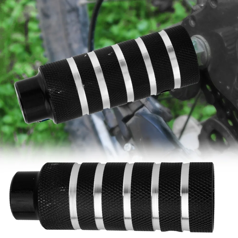 

1 pair Aluminum Alloy Bicycle Foot Stand Pegs Anti-Skid Rear Axles Bike Pegs Heavy Duty Easy Installation
