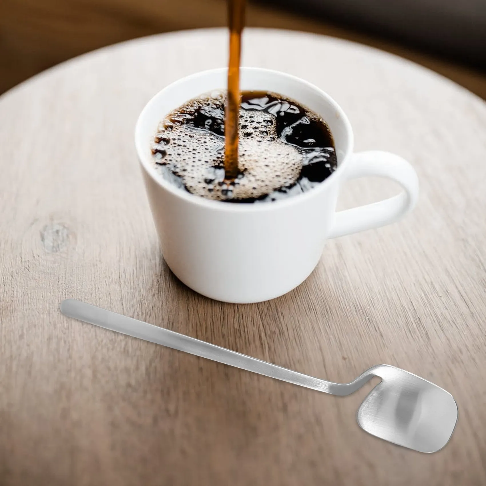 Matte Cutlery Set,Stainless Steel Dinner Tableware,Flatware Set,Knife Fork Spoon Dinnerware Set Party Set(4 PCS)