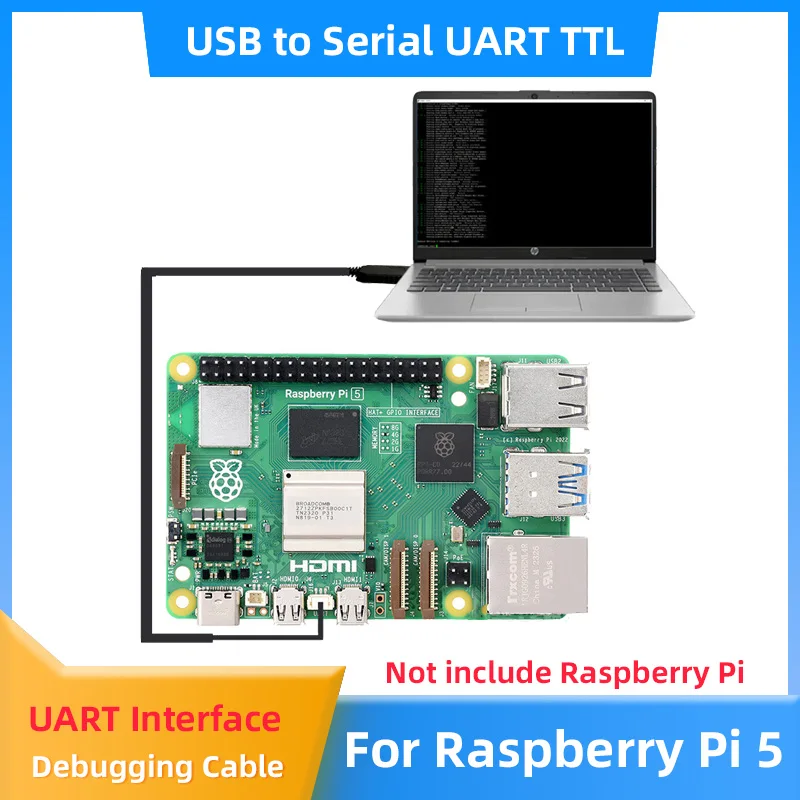 كابل Usb إلى uart ttl لراسبيري بي 5 ، أداة التصحيح