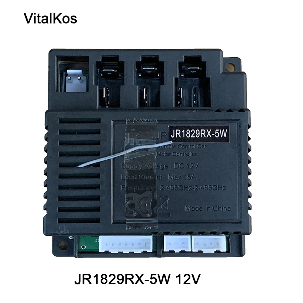 VitalKos-mando a distancia y receptor de coche eléctrico para niños, JR1829RX-5W, 12V, opcional, Bluetooth, piezas de repuesto