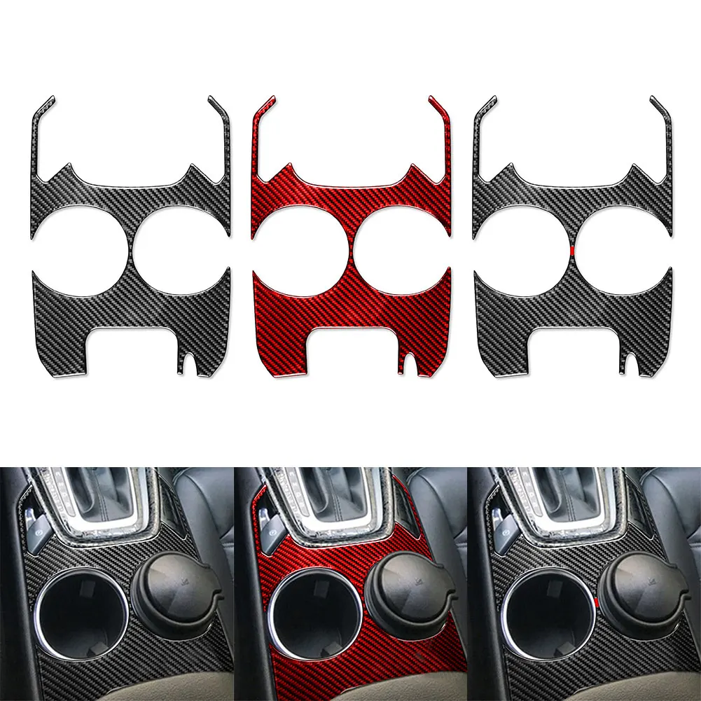 LHD Car Central Console Gear Shift Water Cup Cover Decoration Trim Sticker For Ford Fusion Mondeo 2013 2014 2015 2016