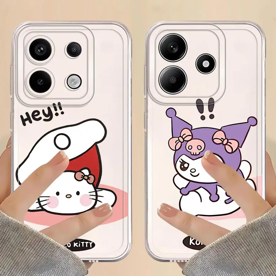 Linda funda de teléfono suave Sanrio Hello Kitty para Xiaomi Poco X3 Pro X3 NFC