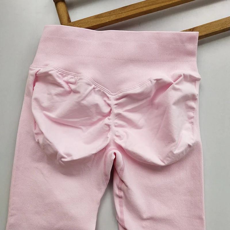 Naadloze cropped leggings voor dames - Peach Butt-Enhancing & Lifting voor yoga, hardlopen & fitness