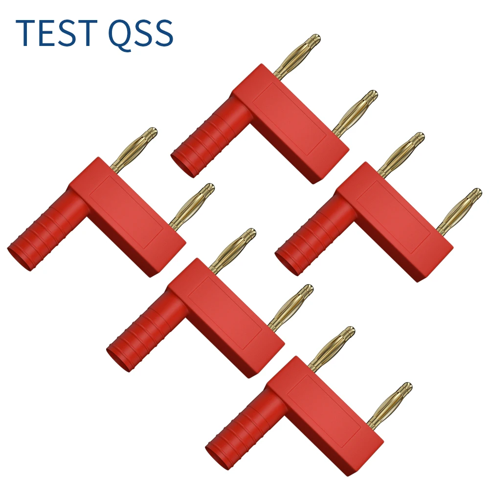 

QSS 5PCS 2MM Banana Plug Connector Short Circuit Plug Jumper 2 Revolution 1 Mother Spacing 12MM Short Connector Socket Q.20002